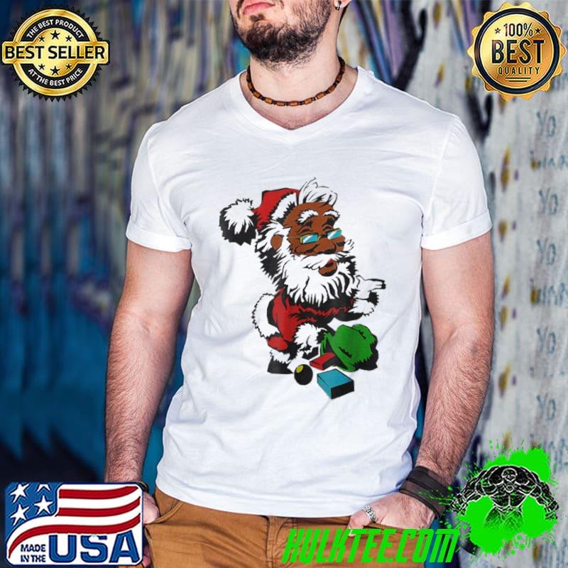African American Santa Claus Christmas Shirt African American Santa Claus Christmas Shirt