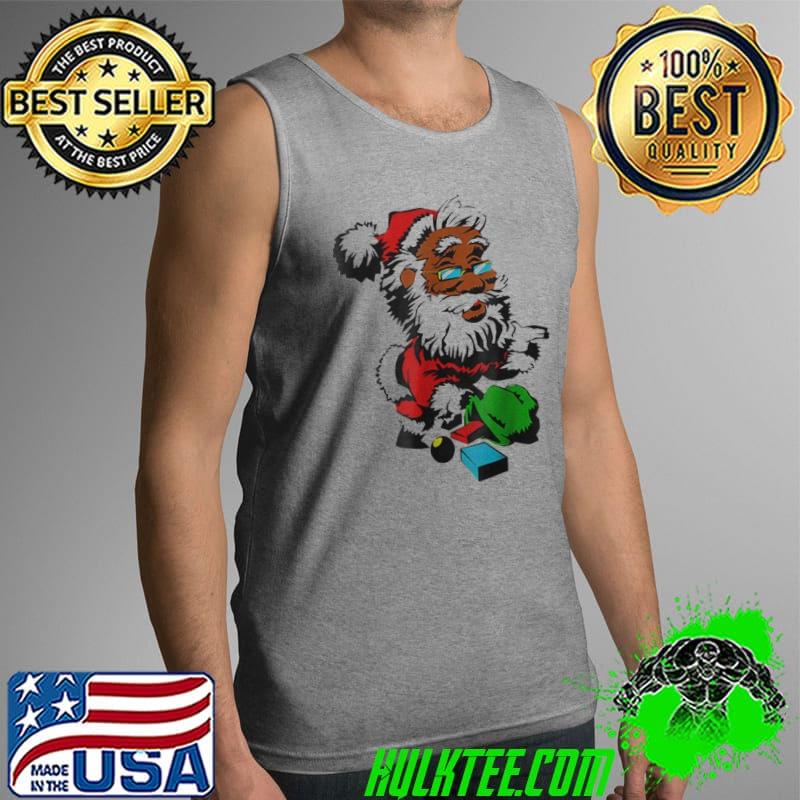 African American Santa Claus Christmas Shirt Tank Top African American Santa Claus Christmas Shirt Tank Top