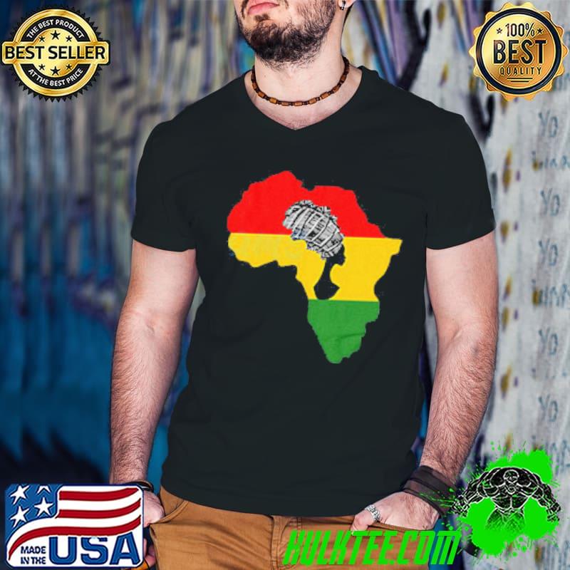 African Black Women Flag shirt