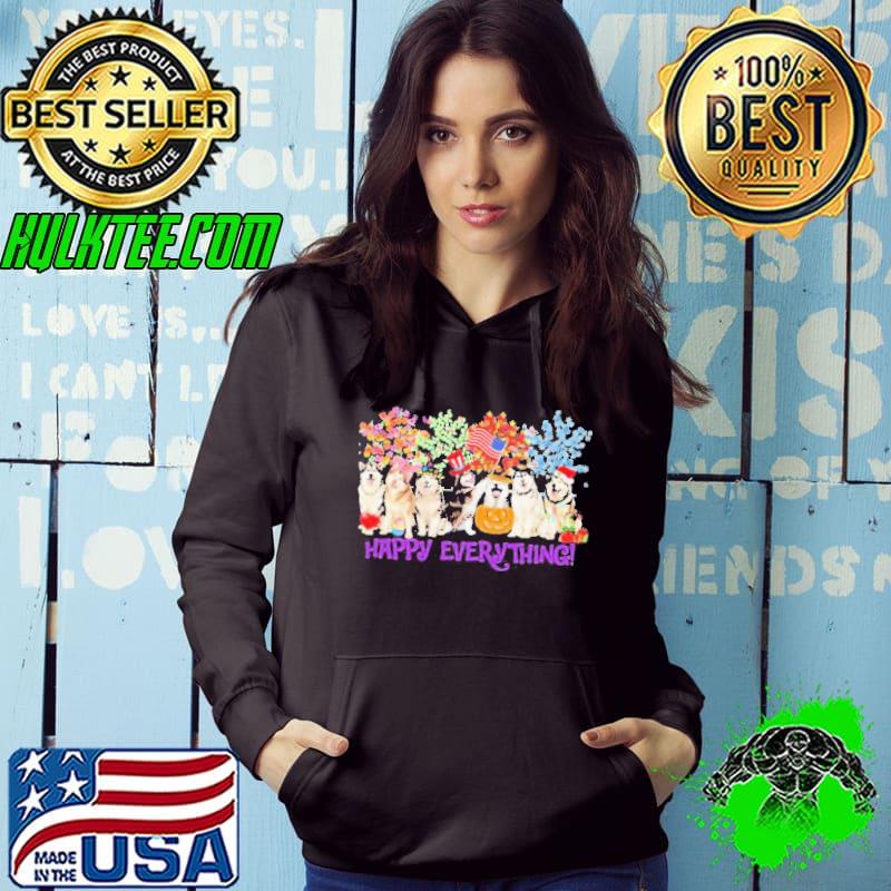 Alaskan Malamute Happy Everything American Flag Shirt