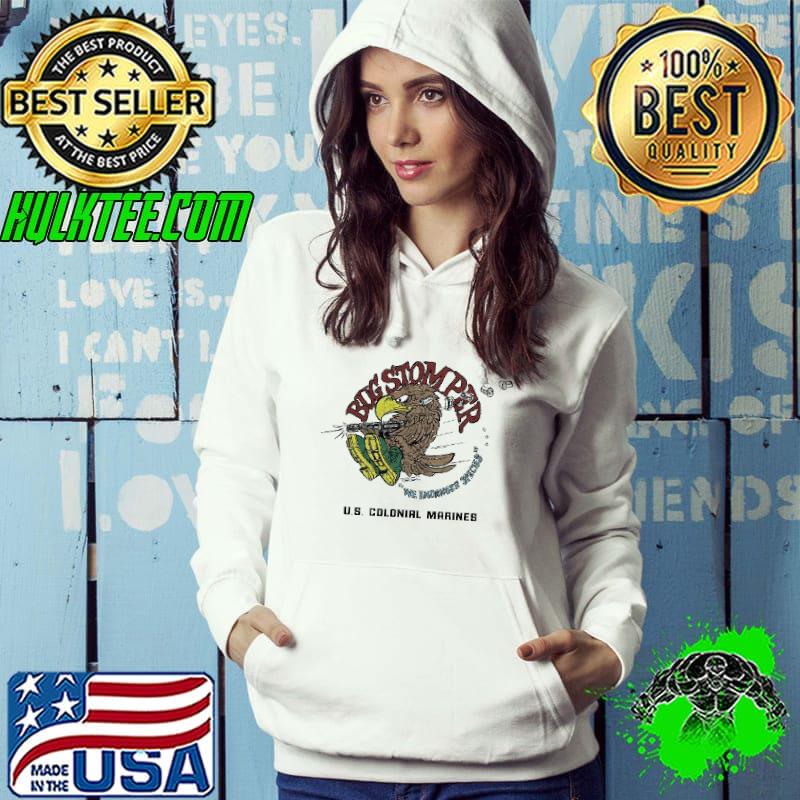 Aliens Bug Stomper We Endanger Species US Colonial Marines shirt