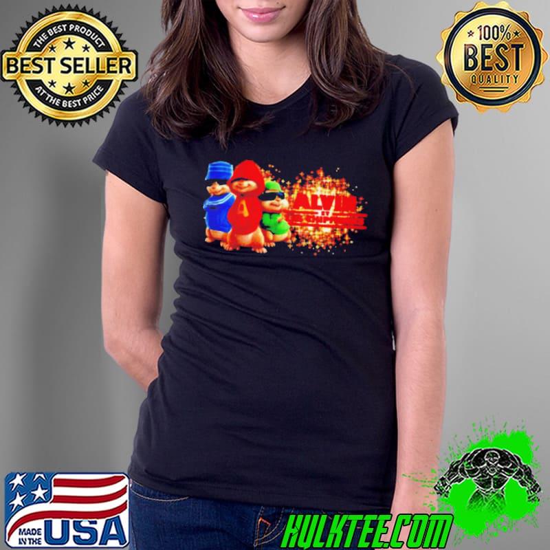 ALVIN AND THE CHIPMUNKS SHIRT Ladies Tee ALVIN AND THE CHIPMUNKS SHIRT Ladies Tee