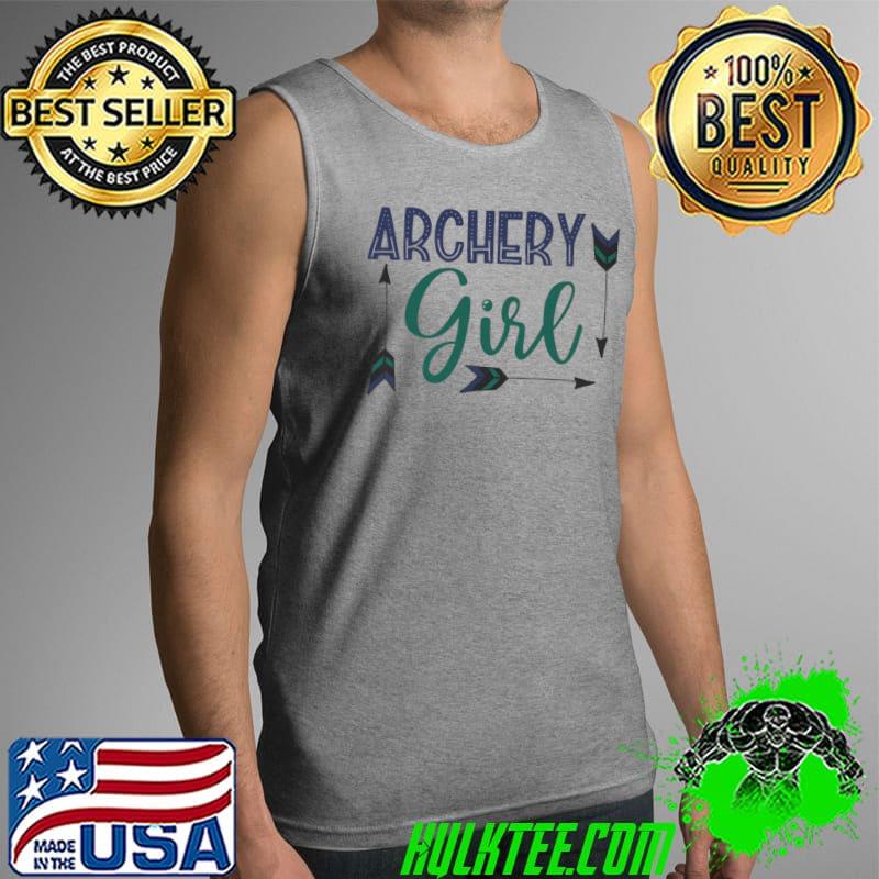 ARCHERY GIRL Bow & Arrow Target Shooting Athlete Teens Women Premium T-Shirt Tank Top ARCHERY GIRL Bow & Arrow Target Shooting Athlete Teens Women Premium T-Shirt Tank Top