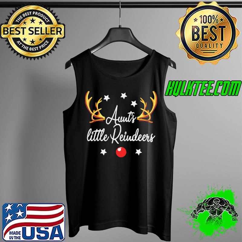 Aunt’s Little Reindeers Reindeers Christmas T-Shirt Tank Top Aunt’s Little Reindeers Reindeers Christmas T-Shirt Tank Top