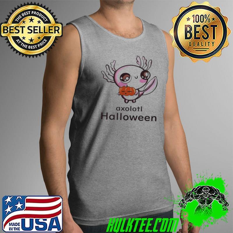 Axolotl Halloween Cute Shirt Tank Top Axolotl Halloween Cute Shirt Tank Top