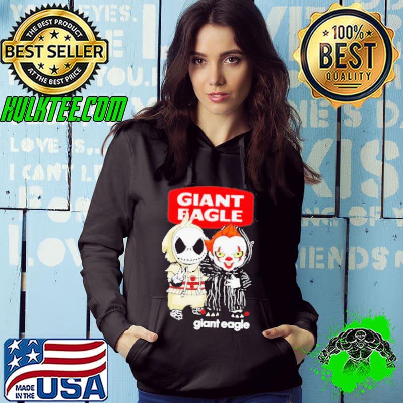 Baby Jack Skeleton and Baby Pennywise Giant Eagle logo shirt