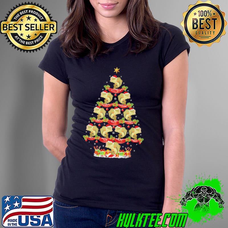 BASS FISH XMAS TREE LIGHTING BASS CHRISTMAS TREE T-SHIRT Ladies Tee BASS FISH XMAS TREE LIGHTING BASS CHRISTMAS TREE T-SHIRT Ladies Tee