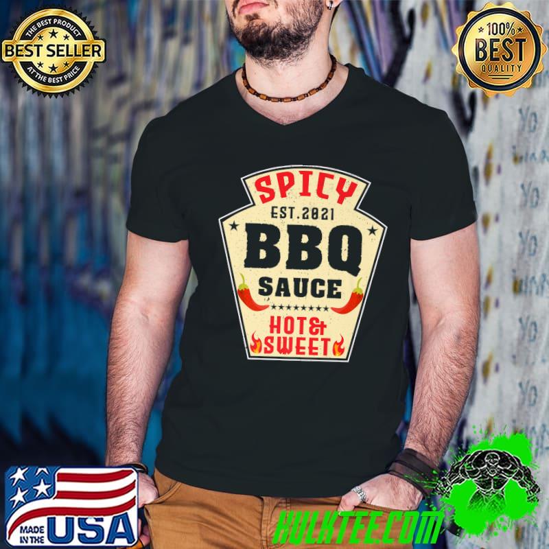 BBQ Sauce Hot 2021 Grill Ketchup Barbeque Halloween Costume Premium T-Shirt