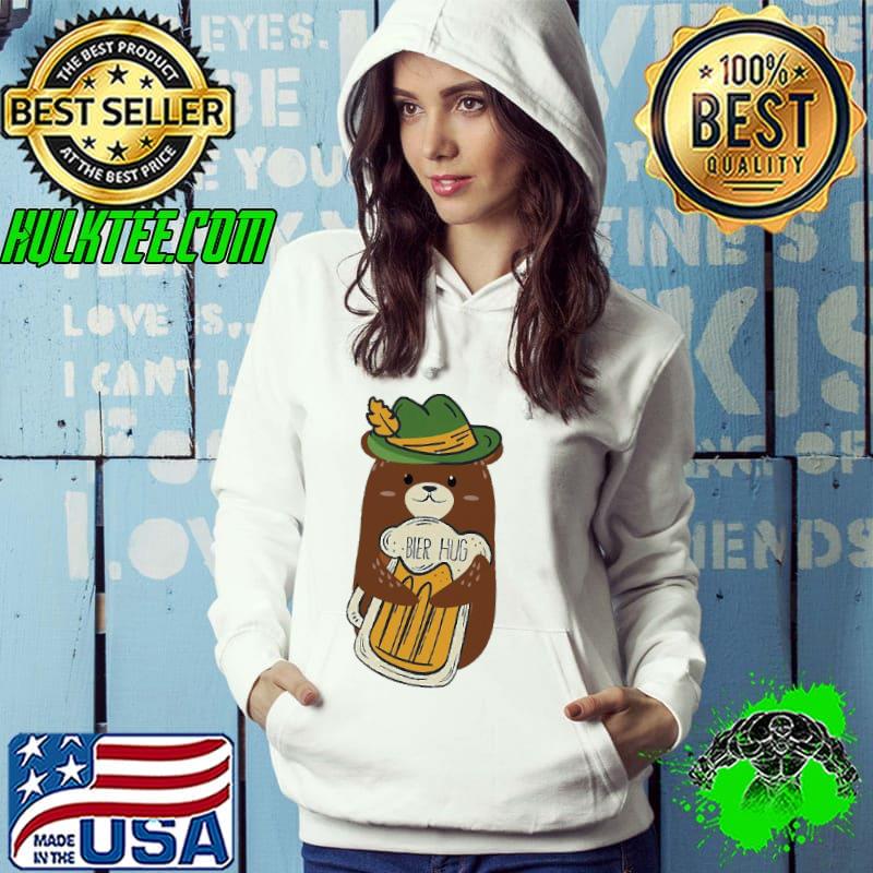 Bear Hug A Beer Funny German Oktoberfest shirt