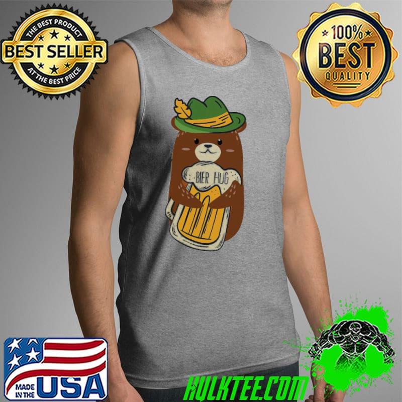 Bear Hug A Beer Funny German Oktoberfest s Tank Top Bear Hug A Beer Funny German Oktoberfest s Tank Top