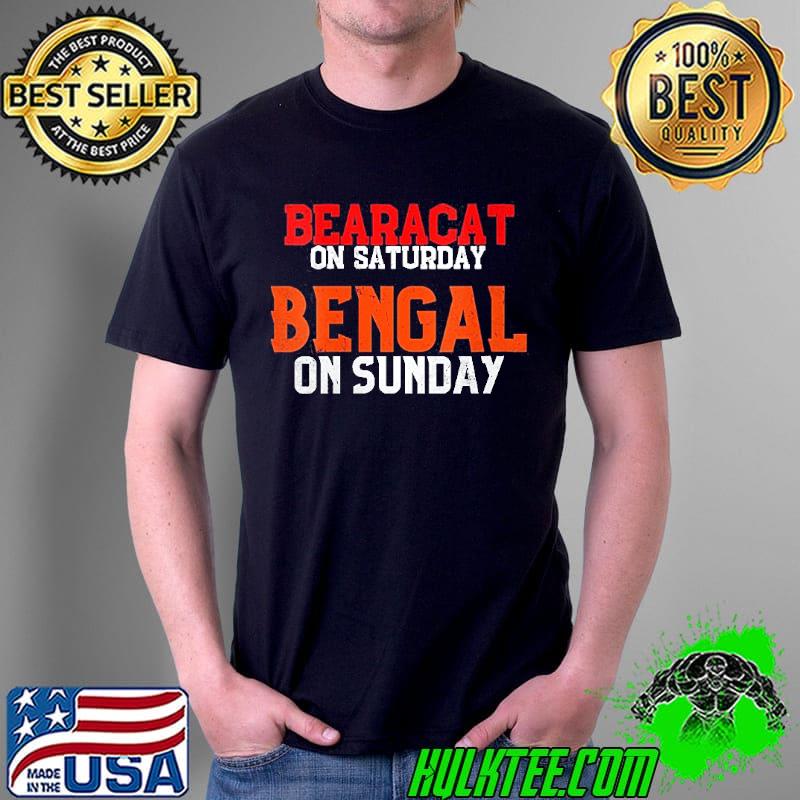 Bearacat on saturday bengal on sunday s Unisex Bearacat on saturday bengal on sunday s Unisex