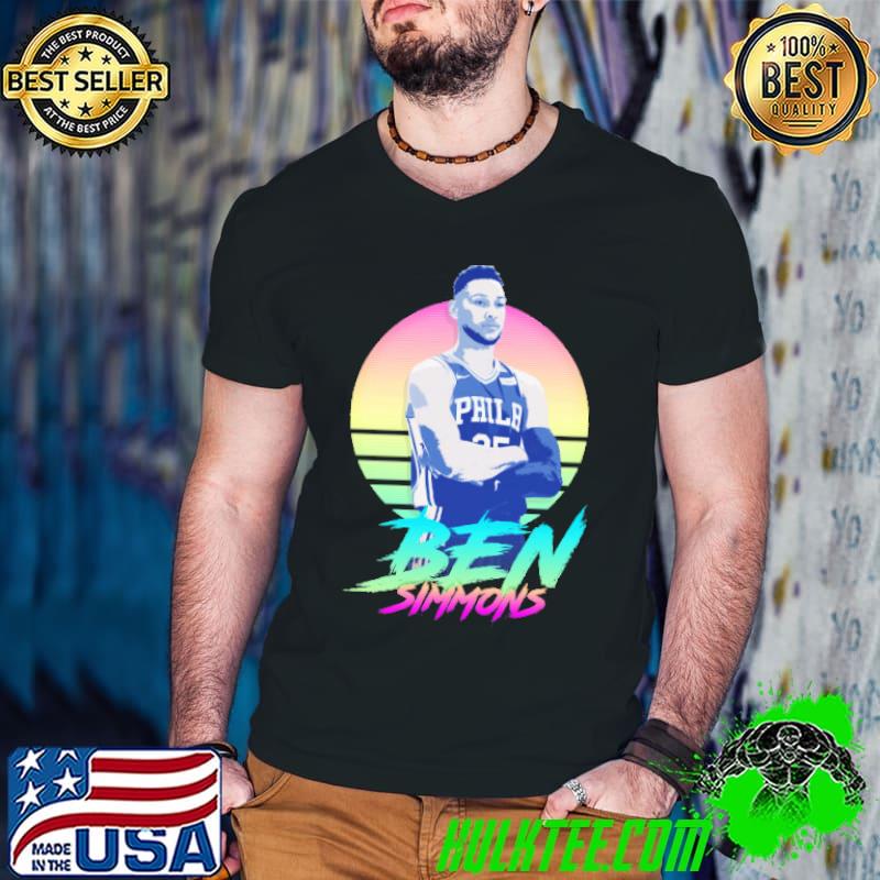 Ben Simmons Retro Futuristic Aesthetic Shirt Guys V Neck Ben Simmons Retro Futuristic Aesthetic Shirt Guys V Neck