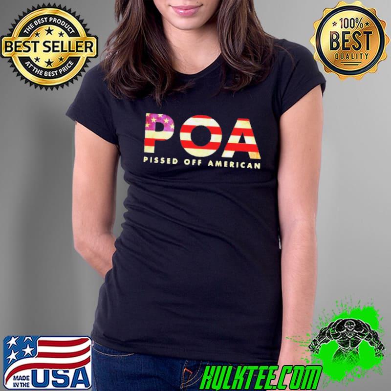 Best pOA pissed off American s Ladies Tee Best pOA pissed off American s Ladies Tee