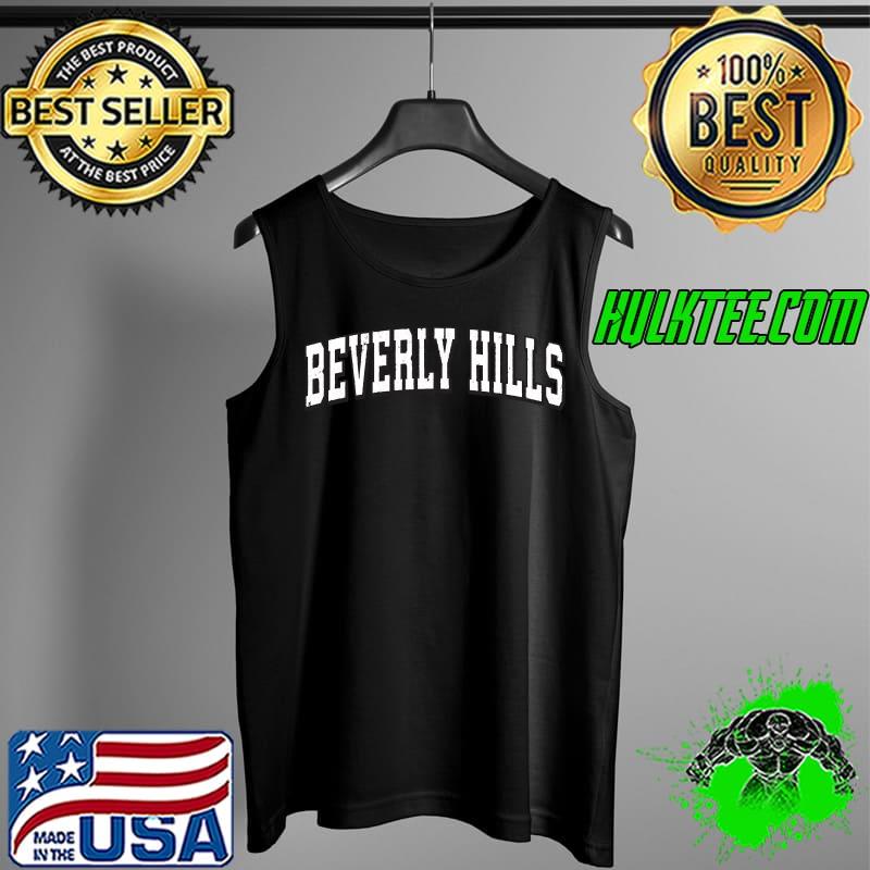 Beverly Hills Michigan Vintage Athletic Sports B&W T-s Tank Top Beverly Hills Michigan Vintage Athletic Sports B&W T-s Tank Top