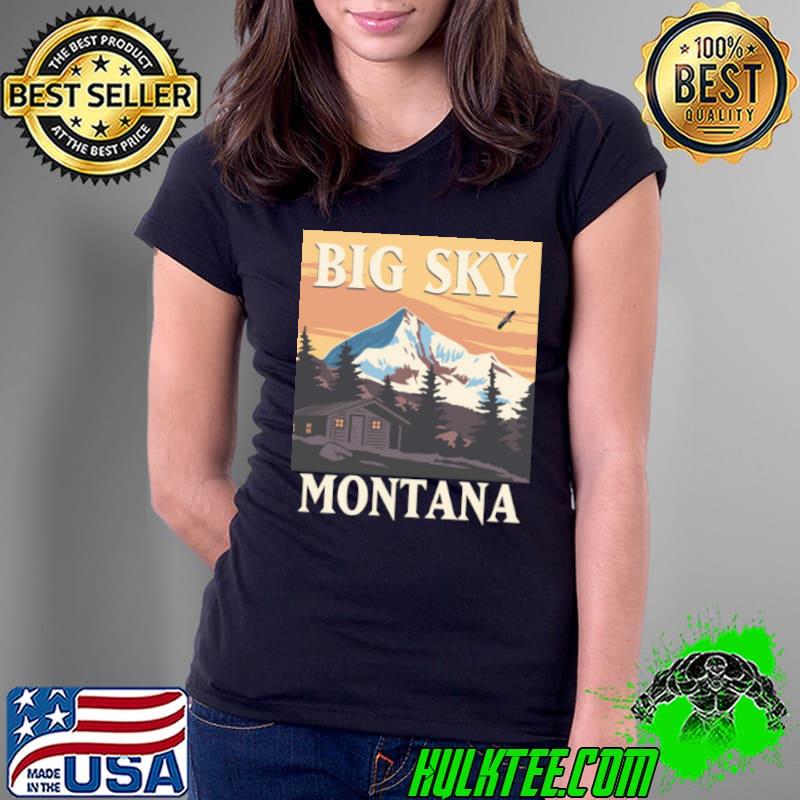 Big Sky Montana Country Vintage Travel Shirt