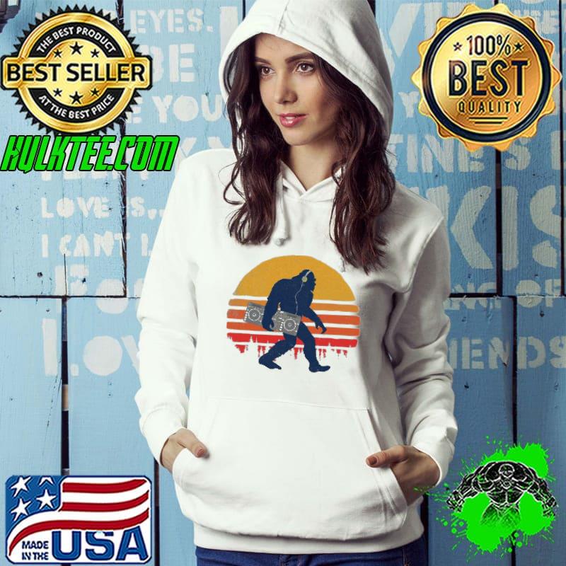 Bigfoot Dj Funny Dj Graphic Shirt