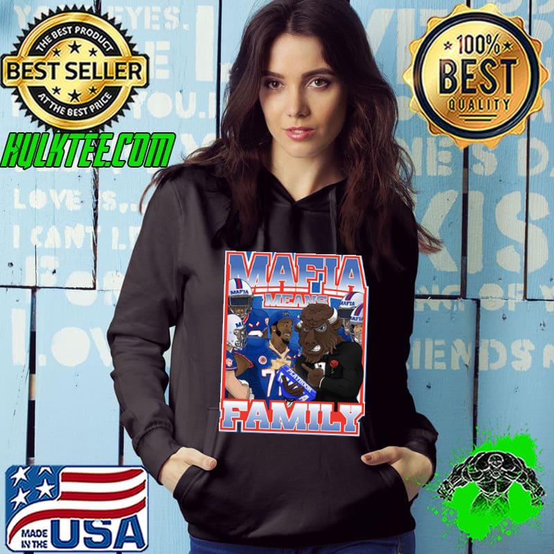 Bills x Benny Collab Mafia Means Family Shirt
