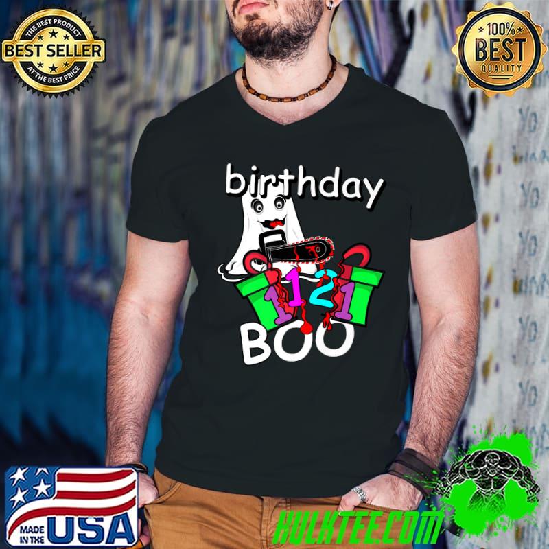 Birthday boo scary birthday celebration 12th Birthday ghost Premium T-Shirt