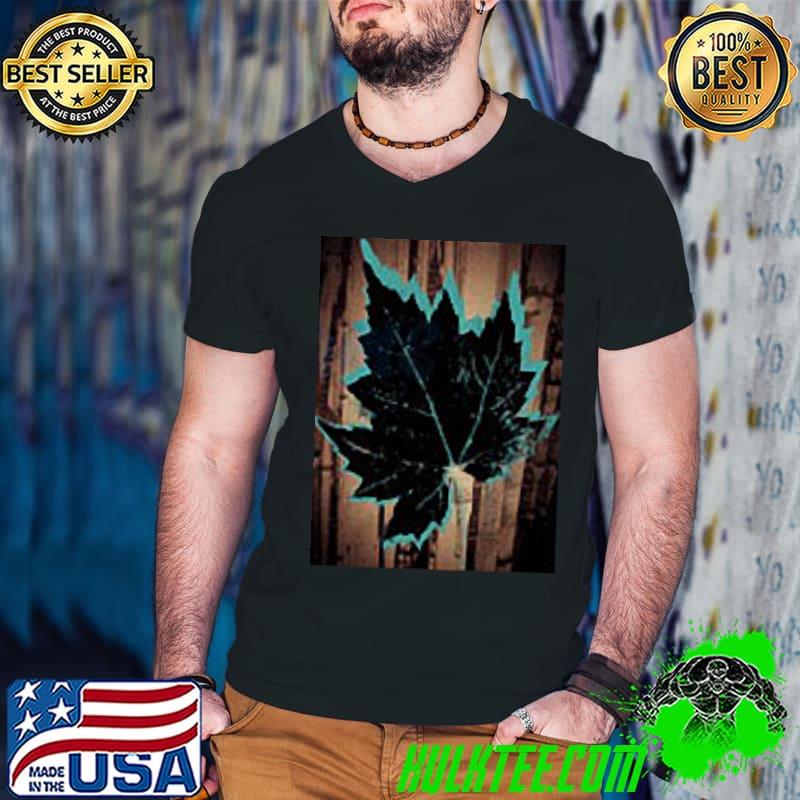 Black Leaf Design shirt