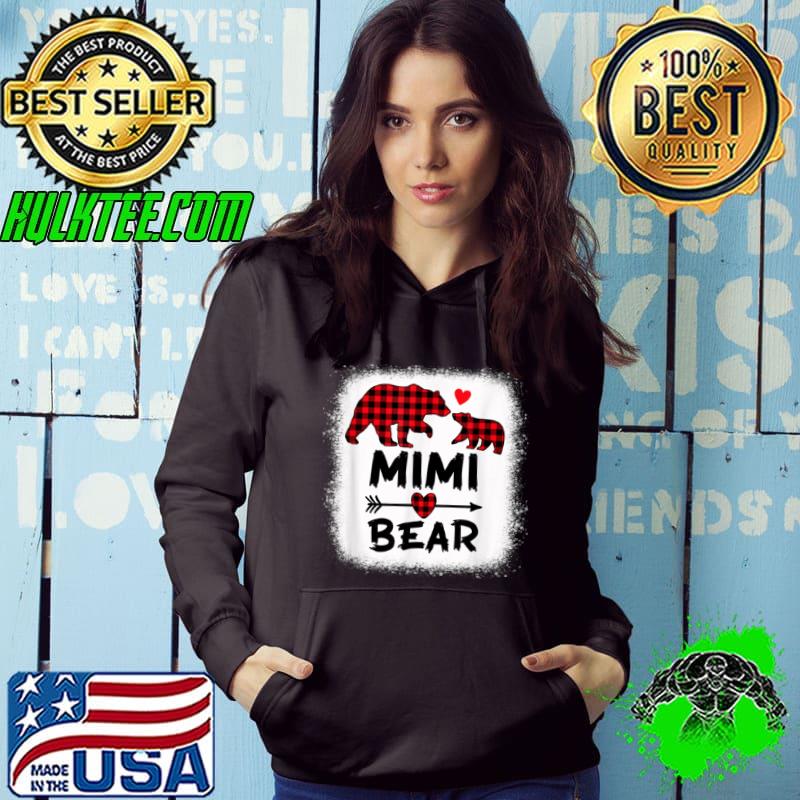 Bleached Mimi Bear Xmas Funny Family Christmas Pajama Xmas T Shirt