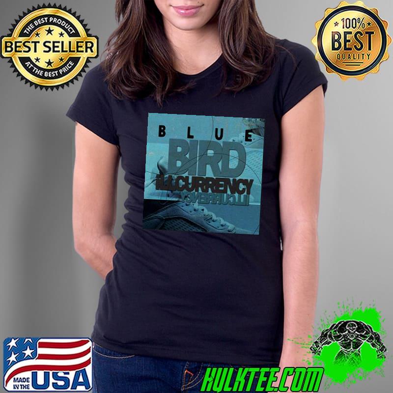Blue Bird Illcurrency Sport Shoes Shirt Ladies Tee Blue Bird Illcurrency Sport Shoes Shirt Ladies Tee