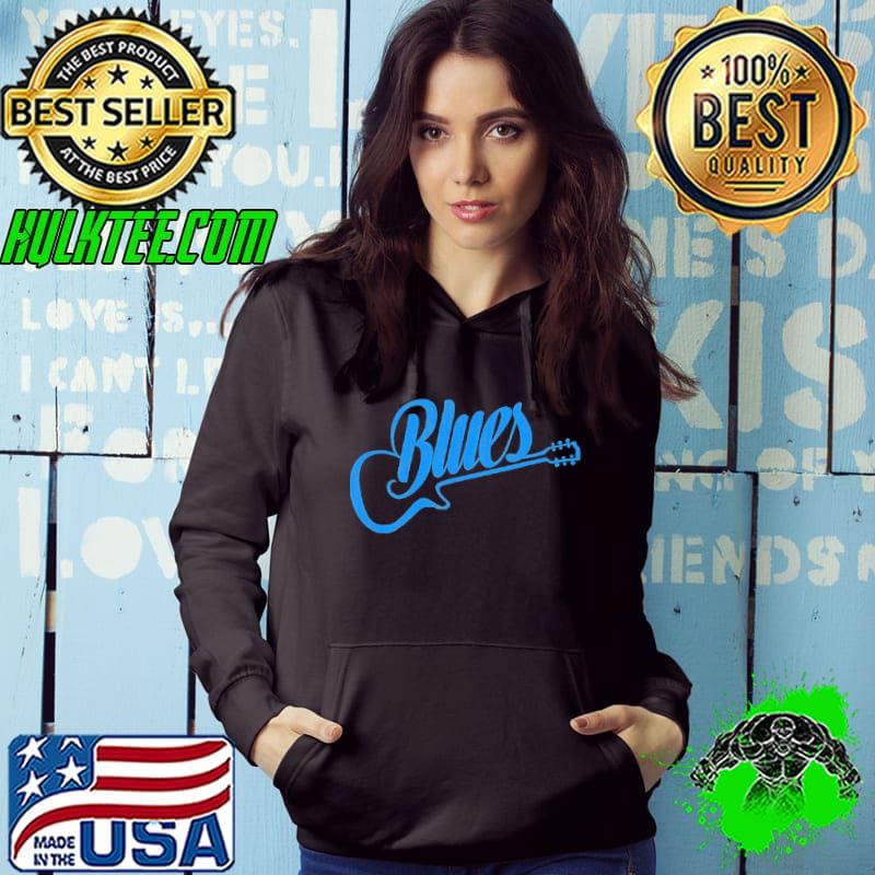 Blues Music Blue Guitar Vintage Shirt