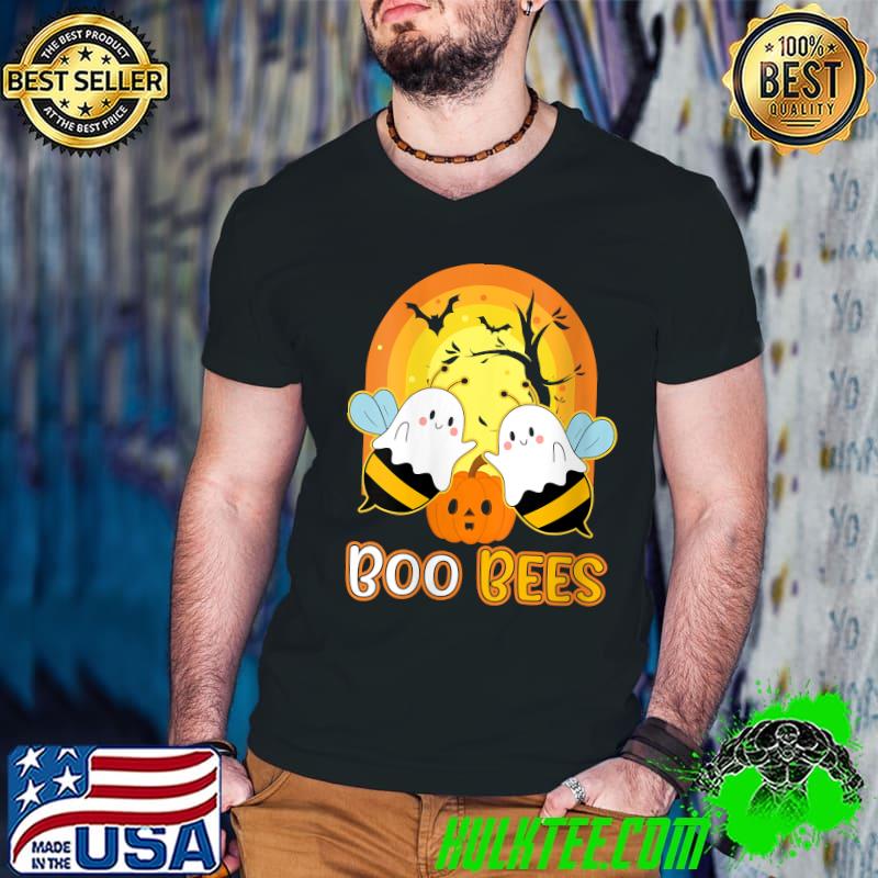 Boo Bees Halloween Women Funny Bees T-Shirt