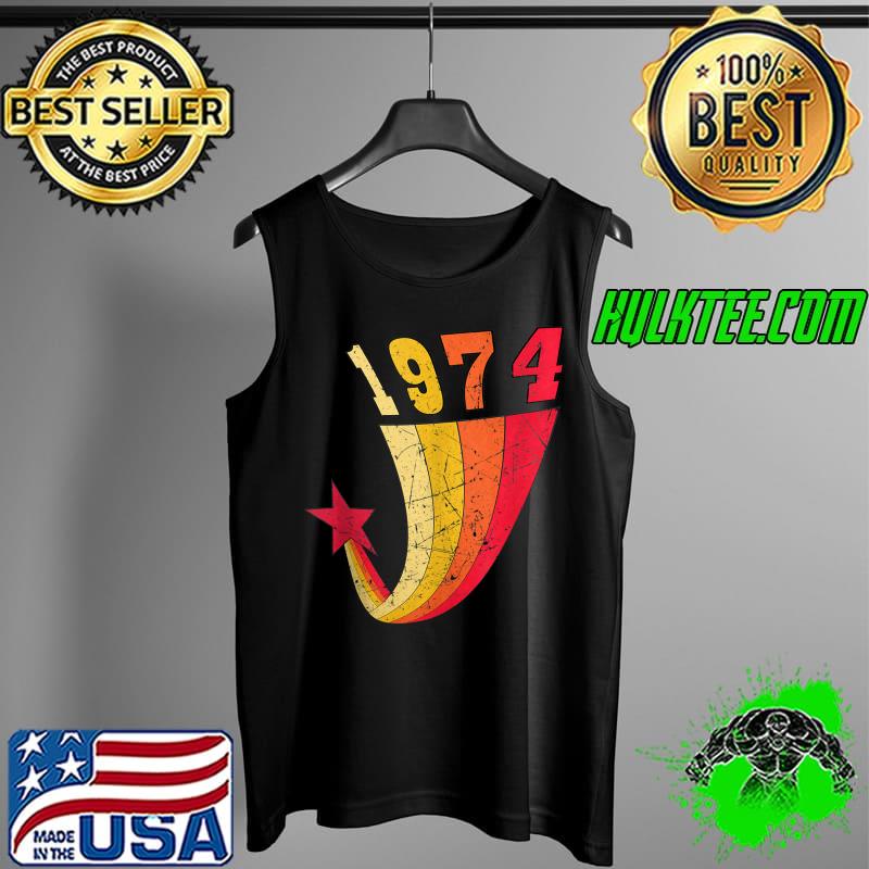 Born In year 1974. Birthday Celebrate retro T-s Tank Top Born In year 1974. Birthday Celebrate retro T-s Tank Top