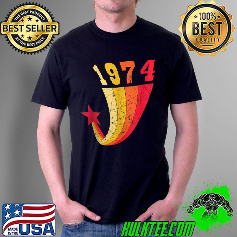 Born In year 1974. Birthday Celebrate retro T-s Unisex Born In year 1974. Birthday Celebrate retro T-s Unisex