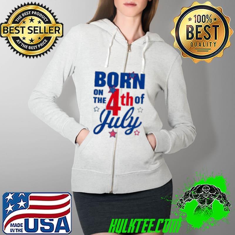 Born on The 4th of July Logo s Full Zip Hooded Born on The 4th of July Logo s Full Zip Hooded
