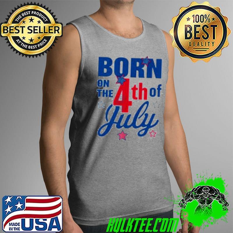 Born on The 4th of July Logo s Tank Top Born on The 4th of July Logo s Tank Top