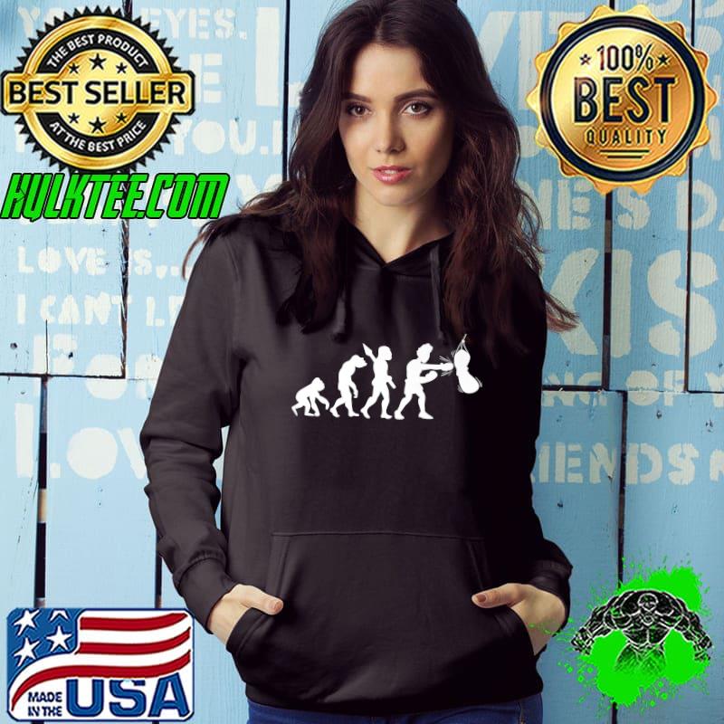 Boxer Boxing Fight Kickboxing Kickboxer Sports Evolution Premium T-Shirt