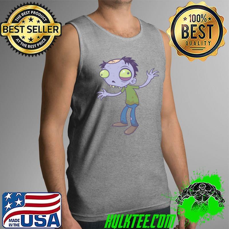Cartoon Zombie Shirt Tank Top Cartoon Zombie Shirt Tank Top