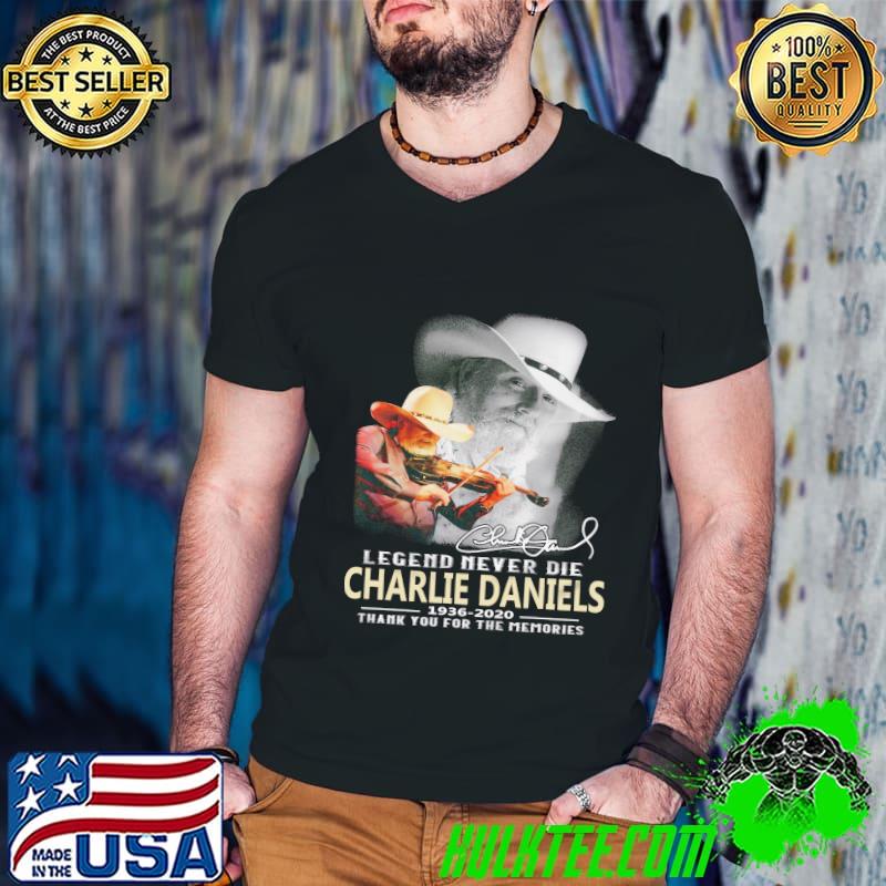 Charlie Daniels Legend Never Die Thank You For The Memories 1936-2020 Shirt Guys V Neck Charlie Daniels Legend Never Die Thank You For The Memories 1936-2020 Shirt Guys V Neck