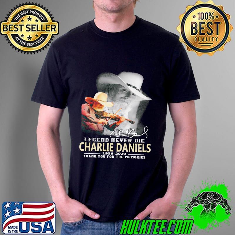 Charlie Daniels Legend Never Die Thank You For The Memories 1936-2020 Shirt Unisex Charlie Daniels Legend Never Die Thank You For The Memories 1936-2020 Shirt Unisex