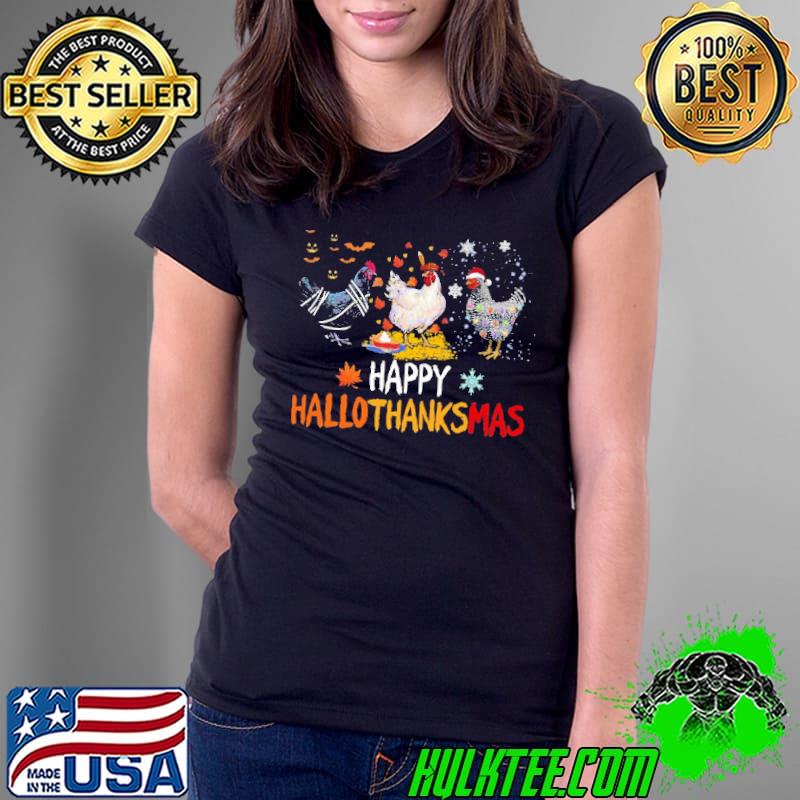 Chicken Halloween - Happy HalloThanksMas Shirt