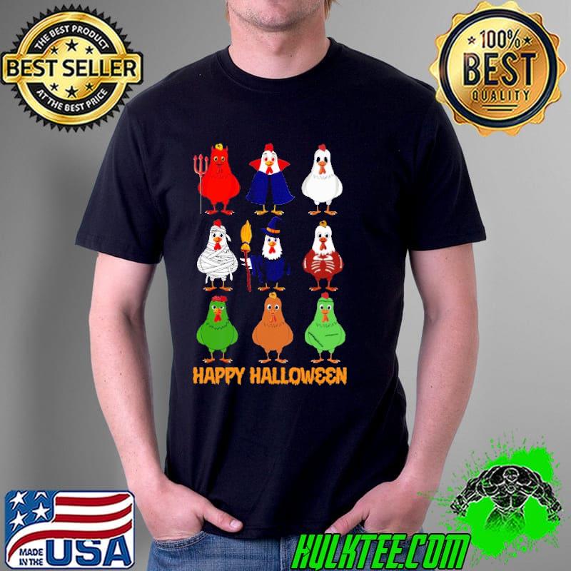 Chicken Halloween Happy Halloween Chicken Shirt Unisex Chicken Halloween Happy Halloween Chicken Shirt Unisex