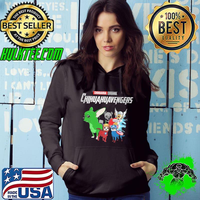 Chihuahua chihuahua avengers captain america hulk thor black panther shirt