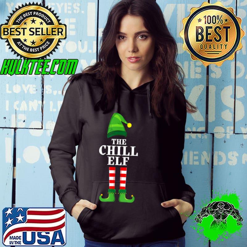 Chill Elf Family Matching Group Christmas Party Pajama T Shirt