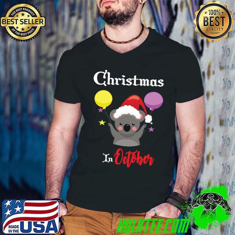 Christmas In October Cute Ghost Around A Christmas Tree Classic T-Shirt