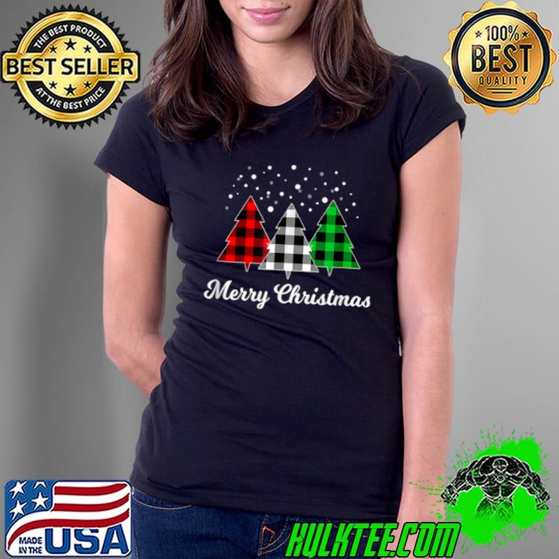 Christmas Tree Plaid Christmas Tree Merry Christmas Cute T Shirt Ladies Tee Christmas Tree Plaid Christmas Tree Merry Christmas Cute T Shirt Ladies Tee