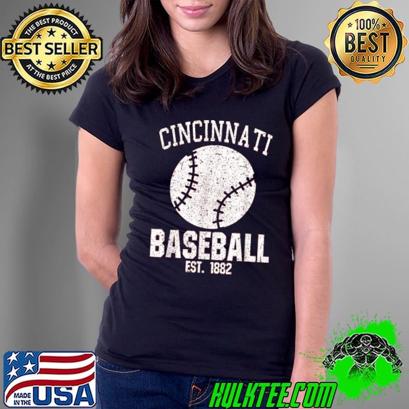 Cincinnati Baseball Fans Est. 1882 Old shirt