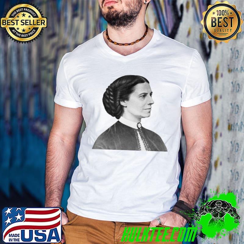 Clara Barton Profile Portrait T-Shirt