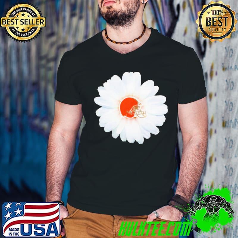 Cleveland Brown logo flower shirt