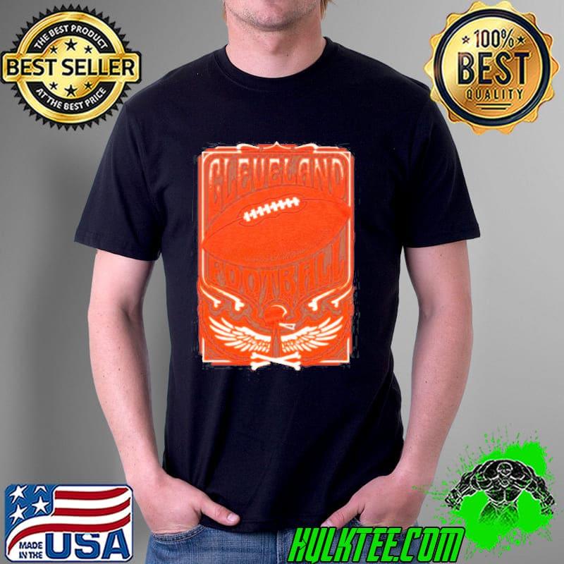 Cleveland Football Graphic Orange shirt