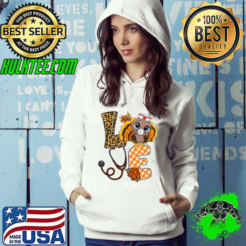 CMA Certified Medical Assistant Love Thanksgiving Leopard Premium T-Shirt Hoodie CMA Certified Medical Assistant Love Thanksgiving Leopard Premium T-Shirt Hoodie