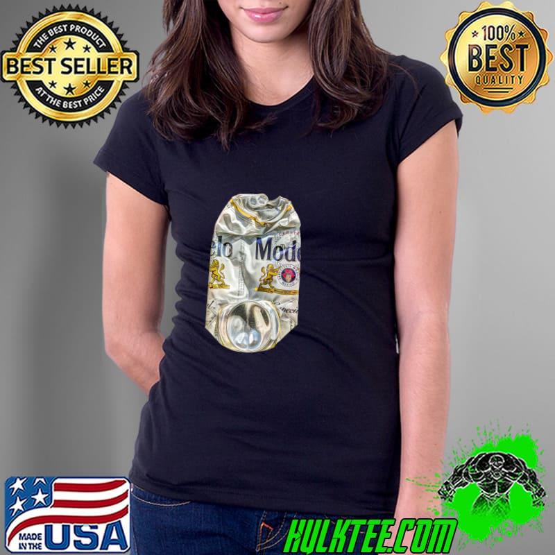 Crush Beer Can Especial On Bw Plywood Shirt Ladies Tee Crush Beer Can Especial On Bw Plywood Shirt Ladies Tee