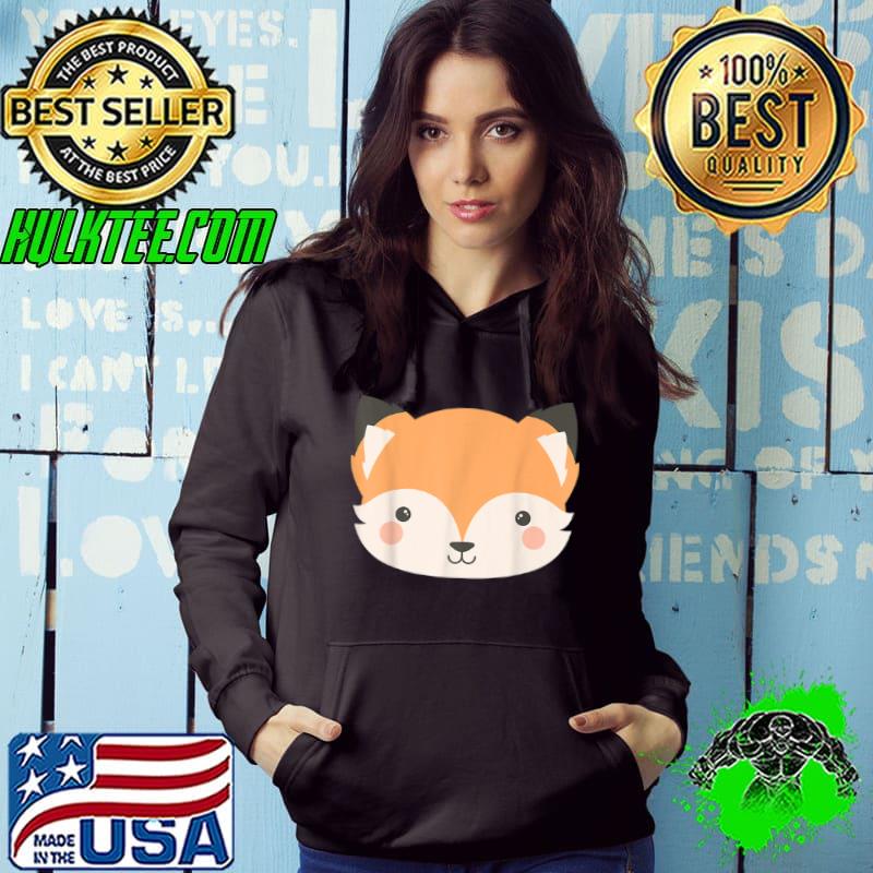 Cute Fox Animal Face Disguise Costume Carnival Halloween T Shirt