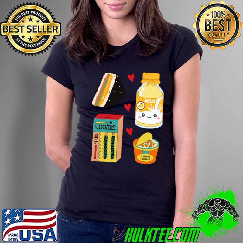 Cute Korean Banana Milk Classic T-Shirt Ladies Tee Cute Korean Banana Milk Classic T-Shirt Ladies Tee