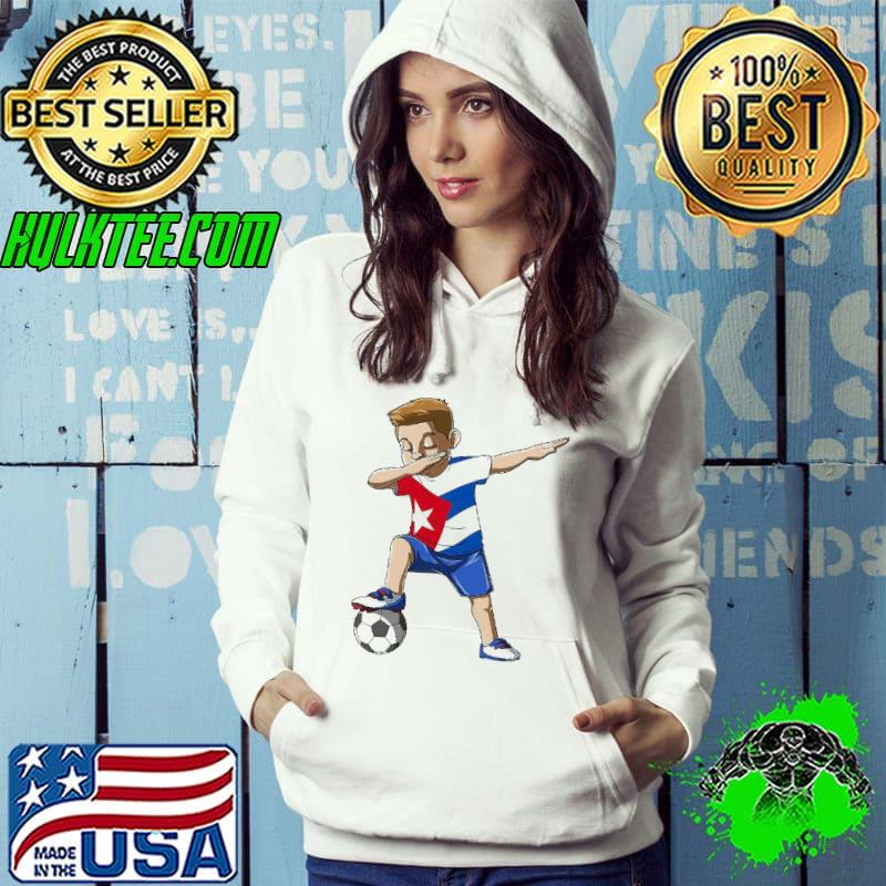 Dabbing Soccer Boy Cuba Jersey Cuban shirt